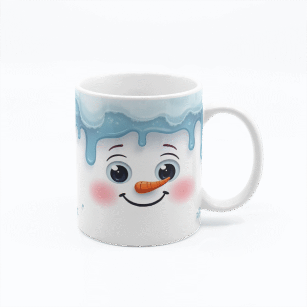 Frosty the Snowman Snowing Ceramic Coffee Mug 3d printing - Image 2