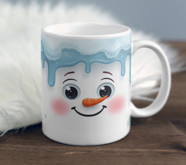 Frosty the Snowman Snowing Ceramic Coffee Mug 3d printing - Image 3