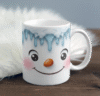 Frosty the Snowman Snowing Ceramic Coffee Mug 3d printing
