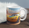 Nirmuk Cartoon Cars Printed Ceramic Coffee/Tea Mug, ceramic mugs, Coffee Mug, Tea Mug, Cup, coffee mug, tea mug, cup, cartoon car printed mugs,