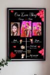 Our Love Story Custom With photo frame|Personalize Photo Frame