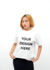 Custom White Tshirt Customised|Personalized Tshirt with Own imges - Image 2
